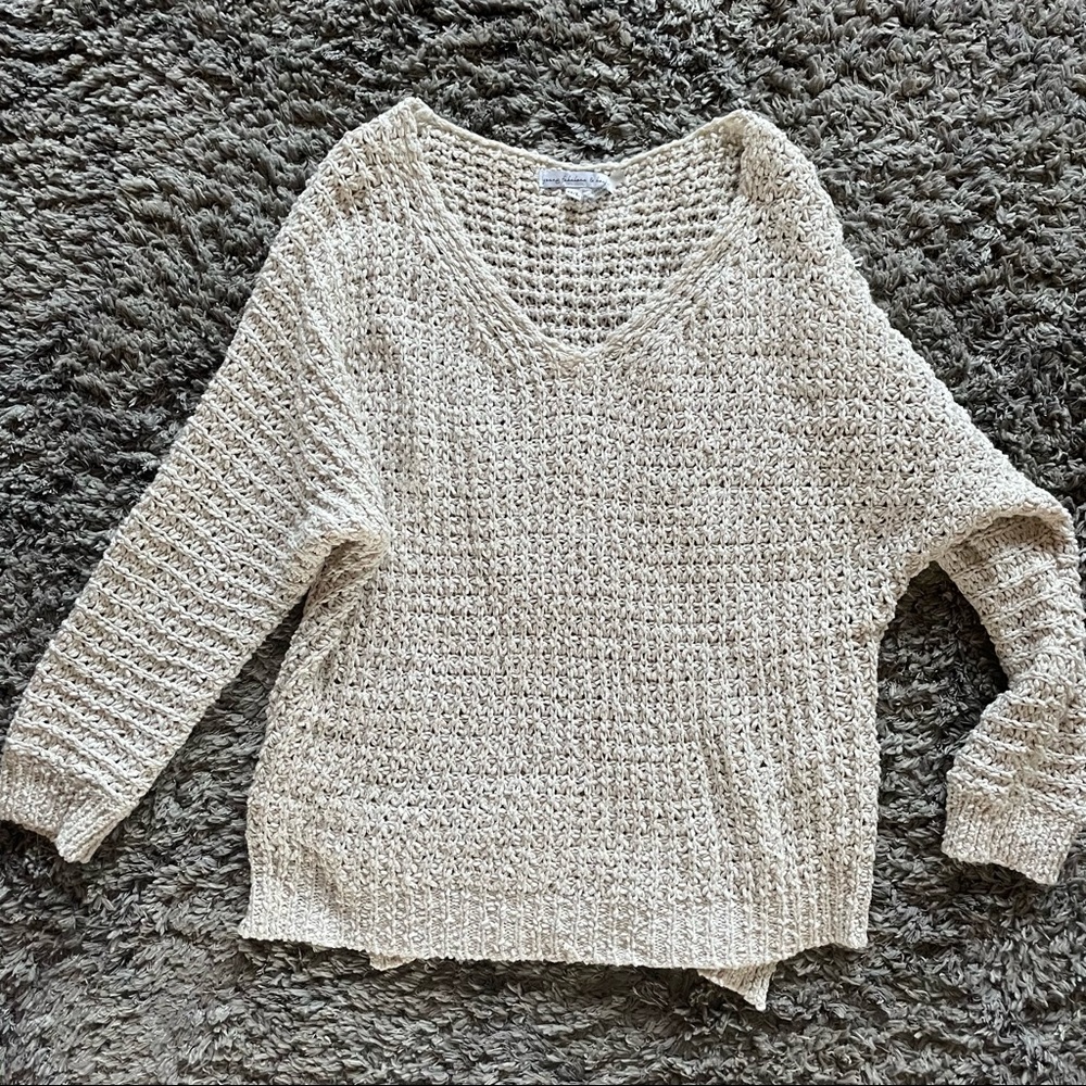 Young Fabulous & Broke Oatmeal Knitted Sweater